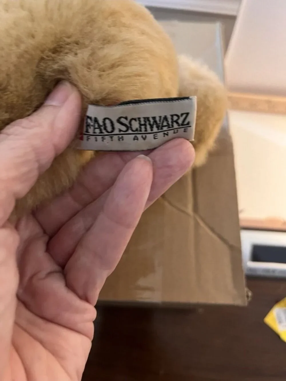 Vintage FAO Schwarz Patrick The Pup Puppet Dog 22